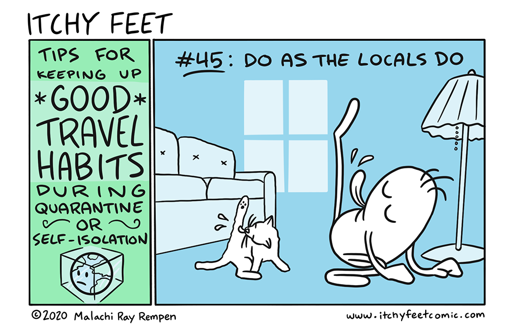 Itchy Feet Comics July 24, 2020 Travel Research Online