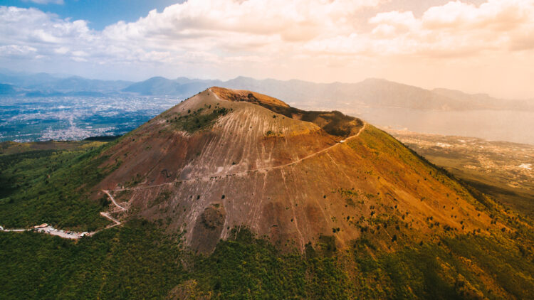 The Vesuvius volcano