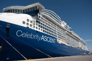 The Celebrity Ascent sets sail as a state-of-the-art cruise ship, offering luxury, dining, and onboard entertainment for thousands of passengers.